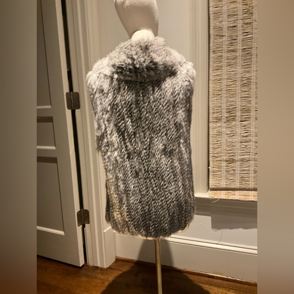 RABBIT FUR VEST